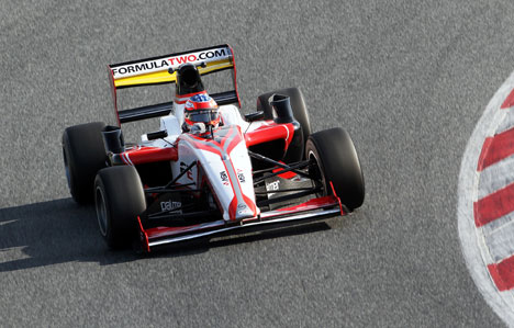 Den nye 2012 F2 racer
(Foto: FIA F2)